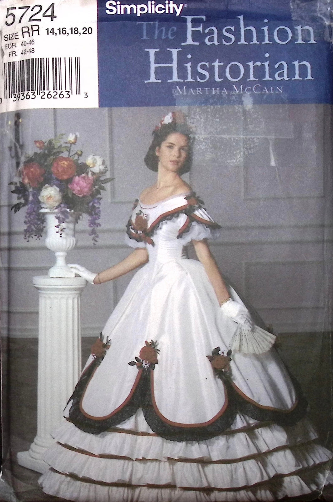 Reproduction Sewing Pattern: Simplicity 5724