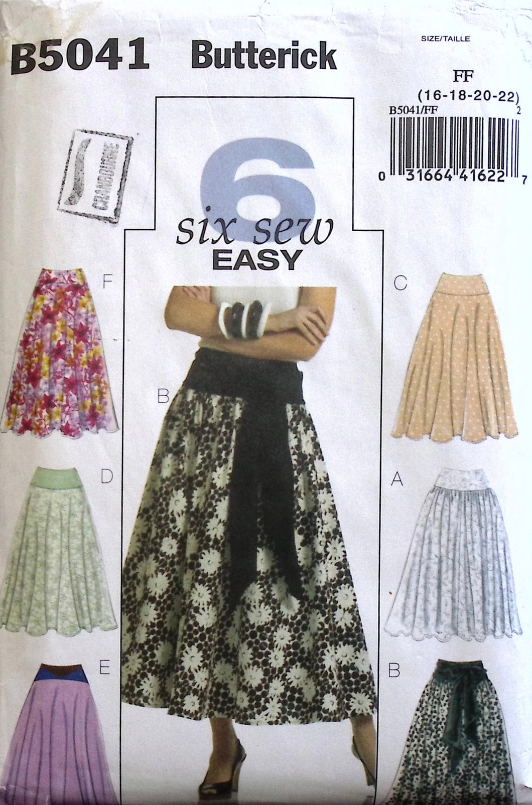 Sewing Pattern: Butterick B5041