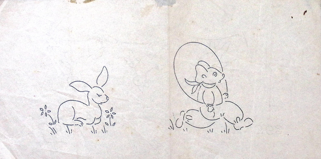 Vintage Embroidery Transfers Fautleys No 1362