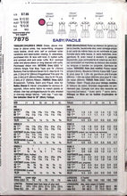 Load image into Gallery viewer, Vintage Sewing Pattern: Little Vogue 7875
