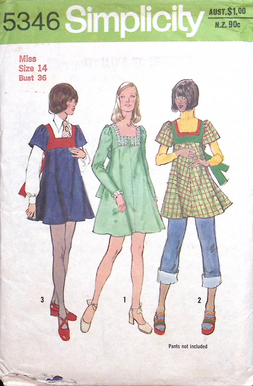 Vintage Sewing Pattern: Simplicity 5346