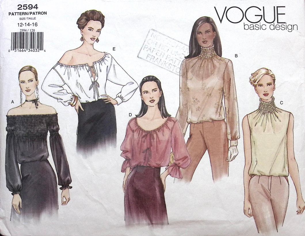 Sewing Pattern: Vogue 2594