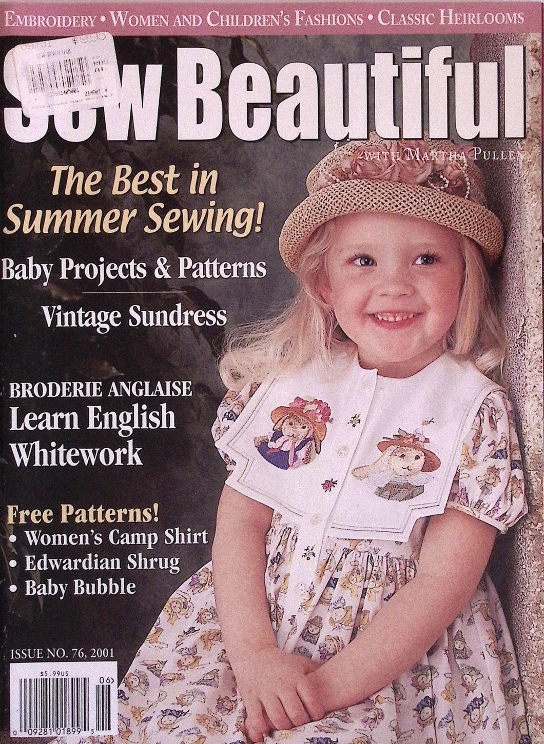 Sew Beautiful with Martha Pullen Issue No.76