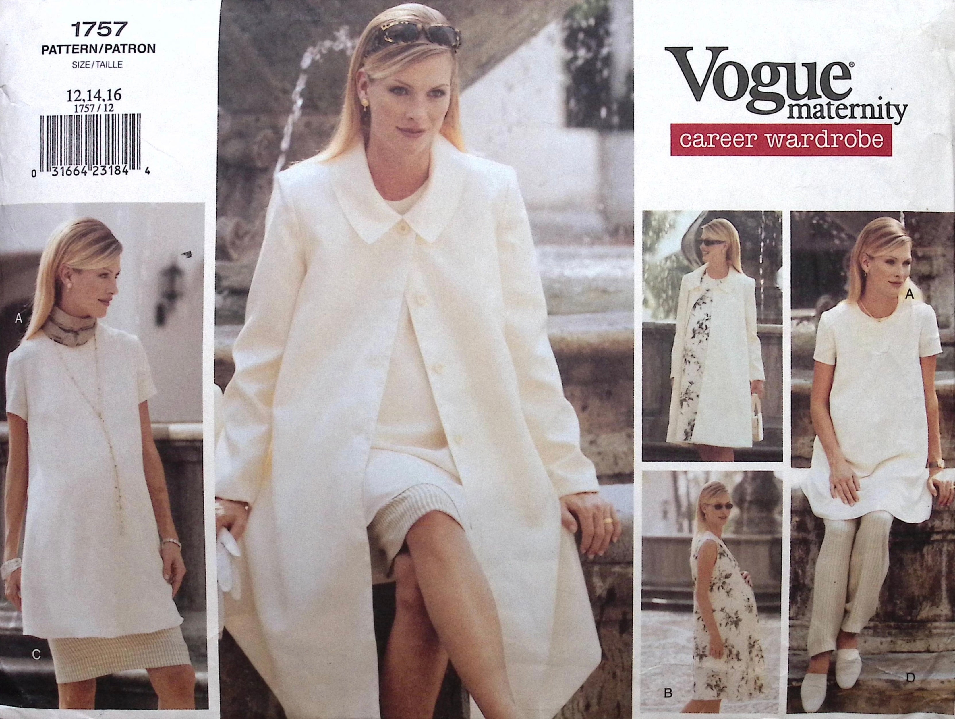 Sewing Pattern: Vogue Maternity 1757 – Vintage Stitch Australia