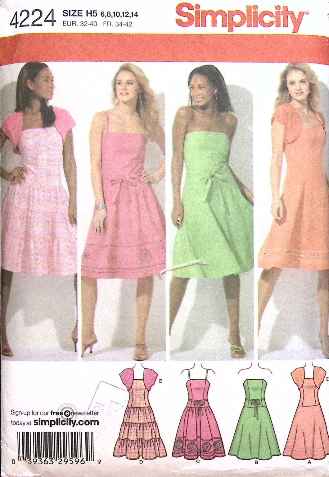Sewing Pattern: Simplicity 4224
