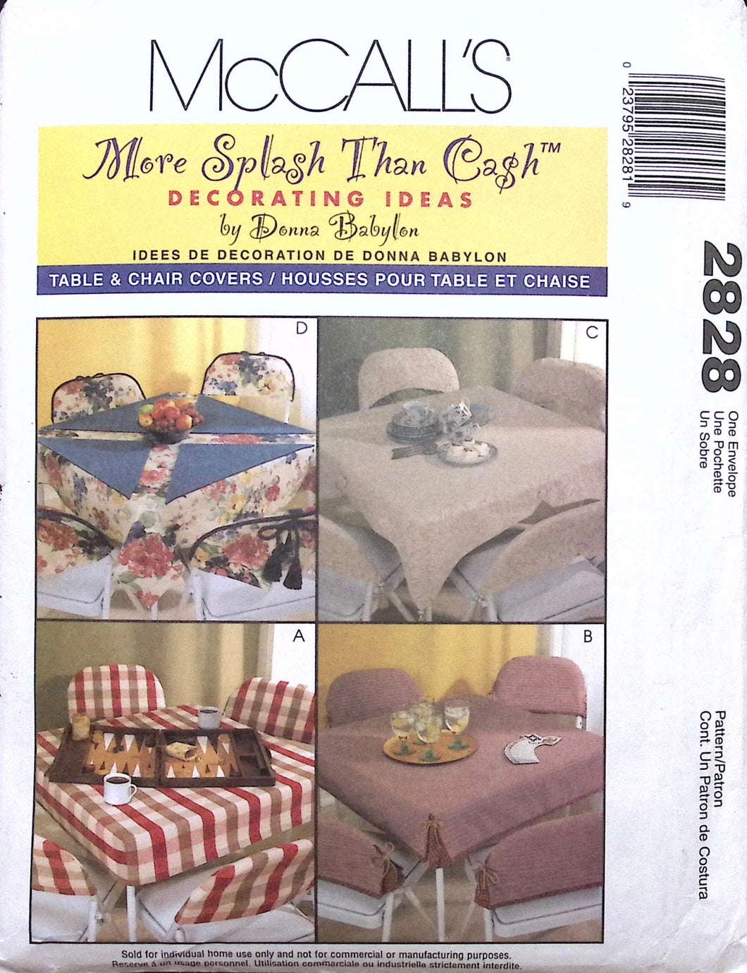 Sewing Pattern: McCalls 2828