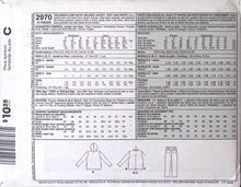 Load image into Gallery viewer, Sewing Pattern: McCalls 2970
