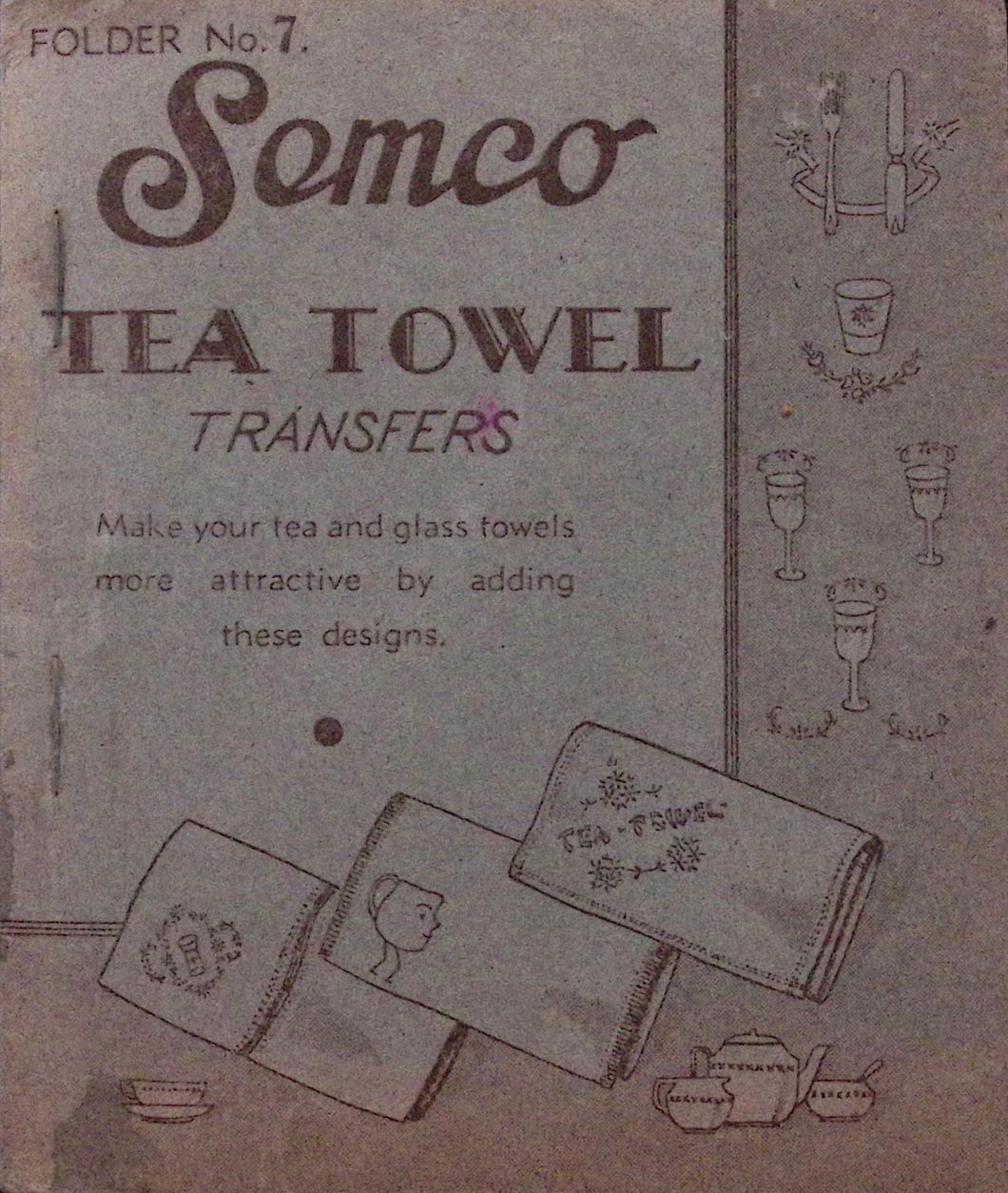 Vintage Semco Embroidery Transfers