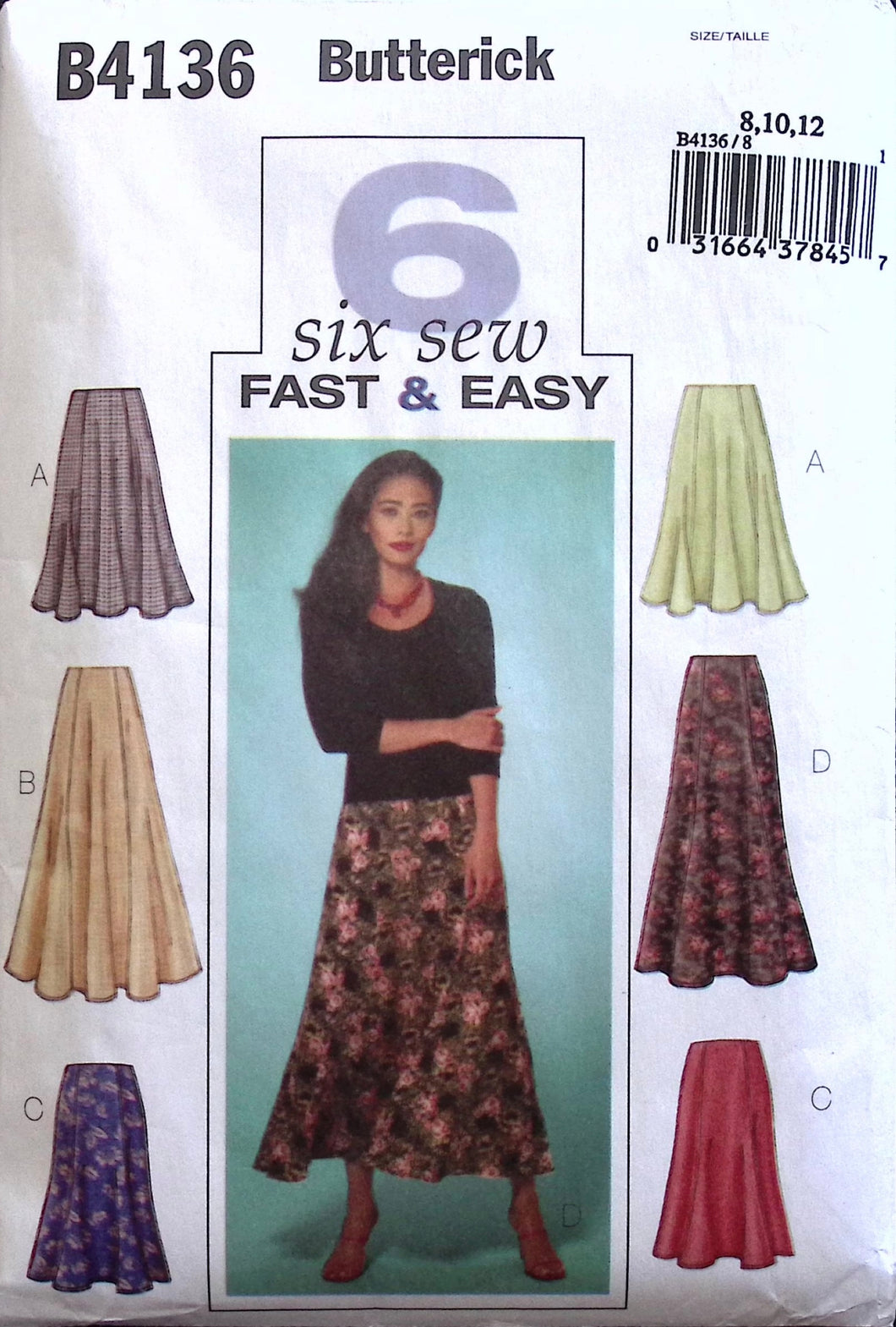 Sewing Pattern: Butterick B4136
