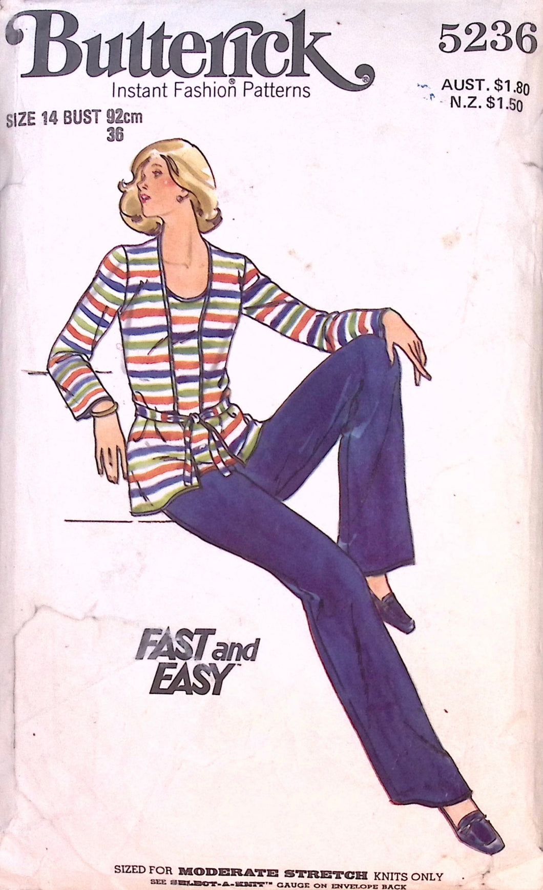 Vintage Sewing Pattern: Butterick 5236