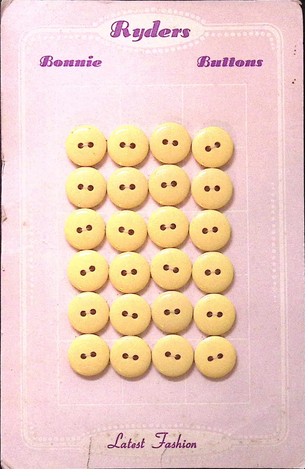 Vintage Ryders Bonnie Buttons