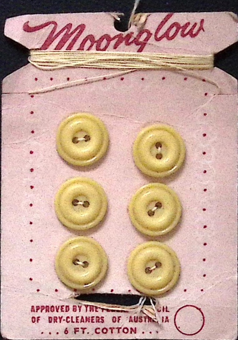 Vintage Moonglow Buttons by Woolworths