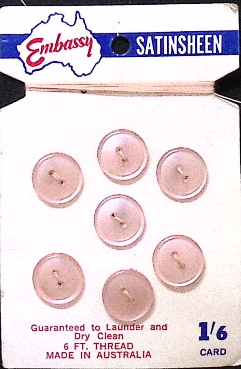 Vintage Embassy Satinsheen Buttons