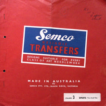 Load image into Gallery viewer, Vintage Embroidery Transfers: Semco Folder 3

