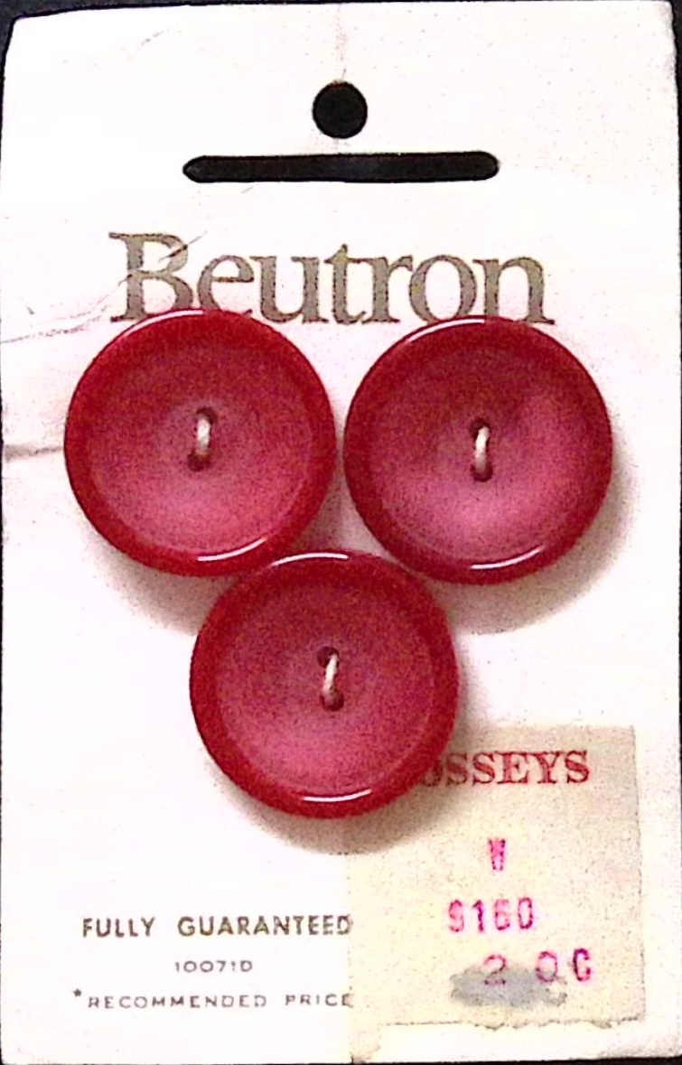 Beutron 70's Vintage Two-Hole Buttons