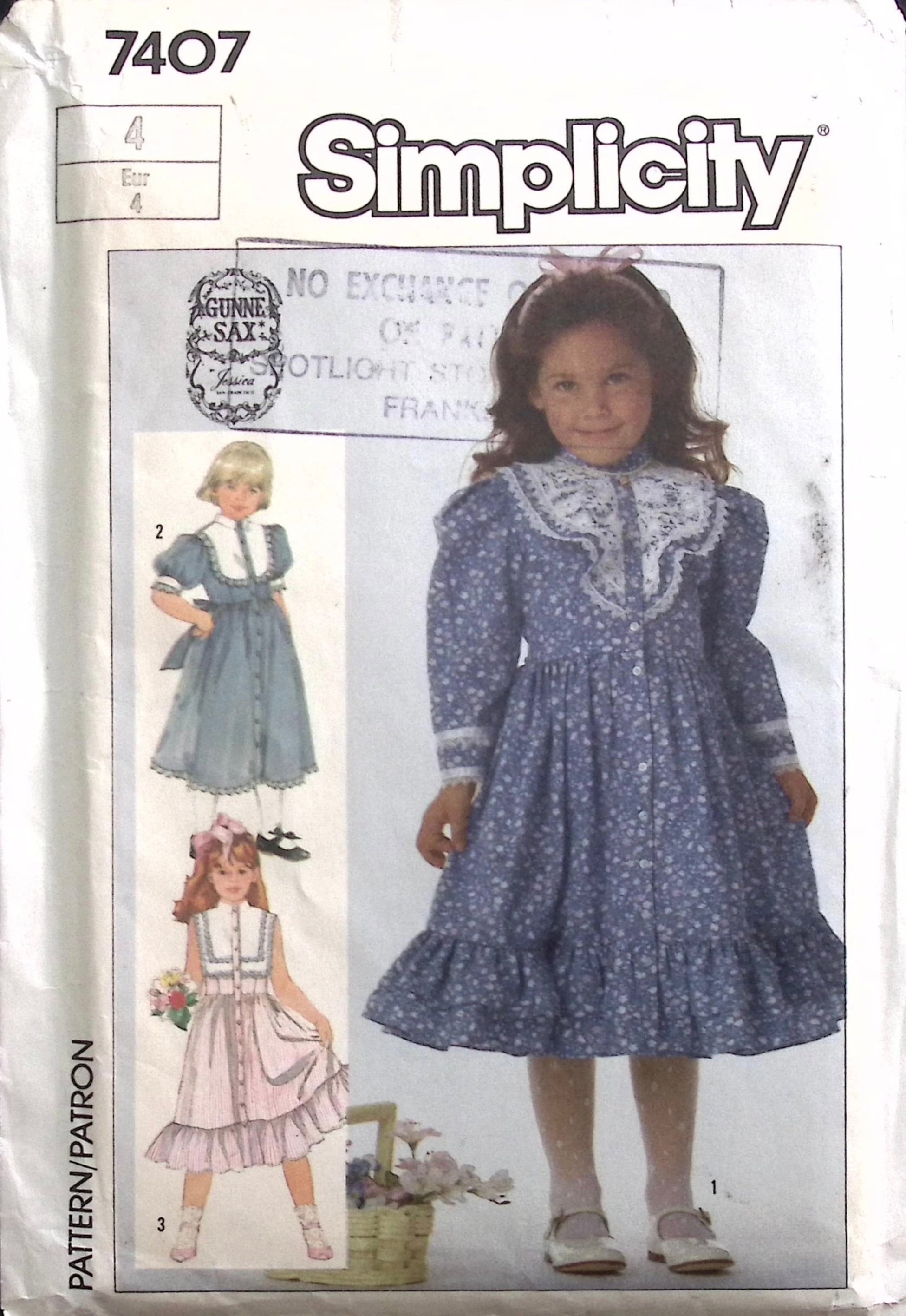 Vintage Sewing Pattern: Simplicity 7407 – Vintage Stitch Australia