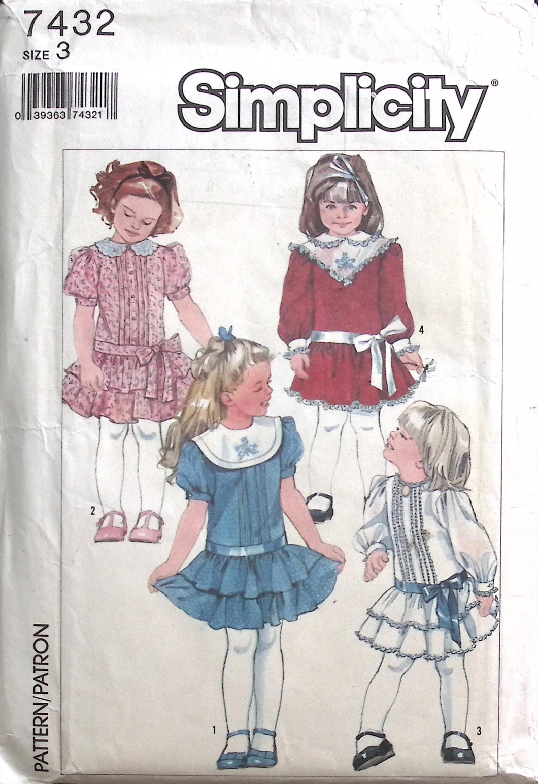 Vintage Sewing Pattern: Simplicity 7432