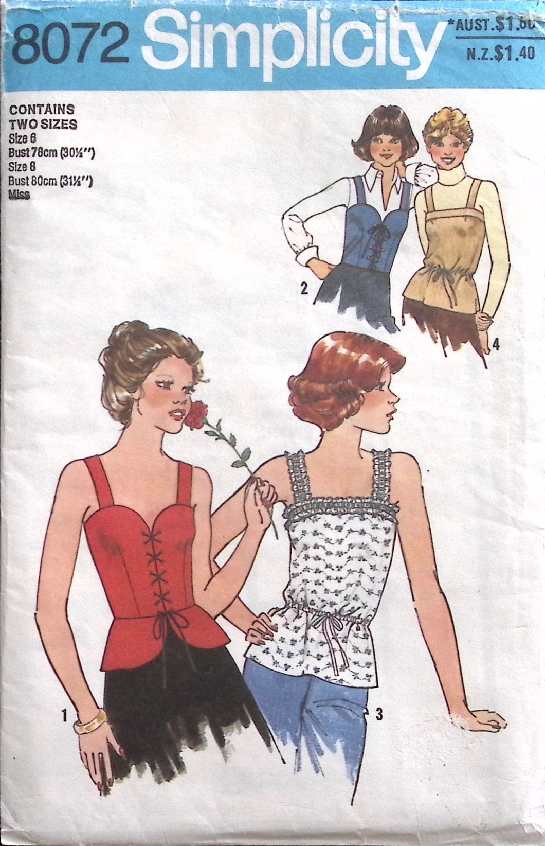 Vintage Sewing Pattern: Simplicity 8072