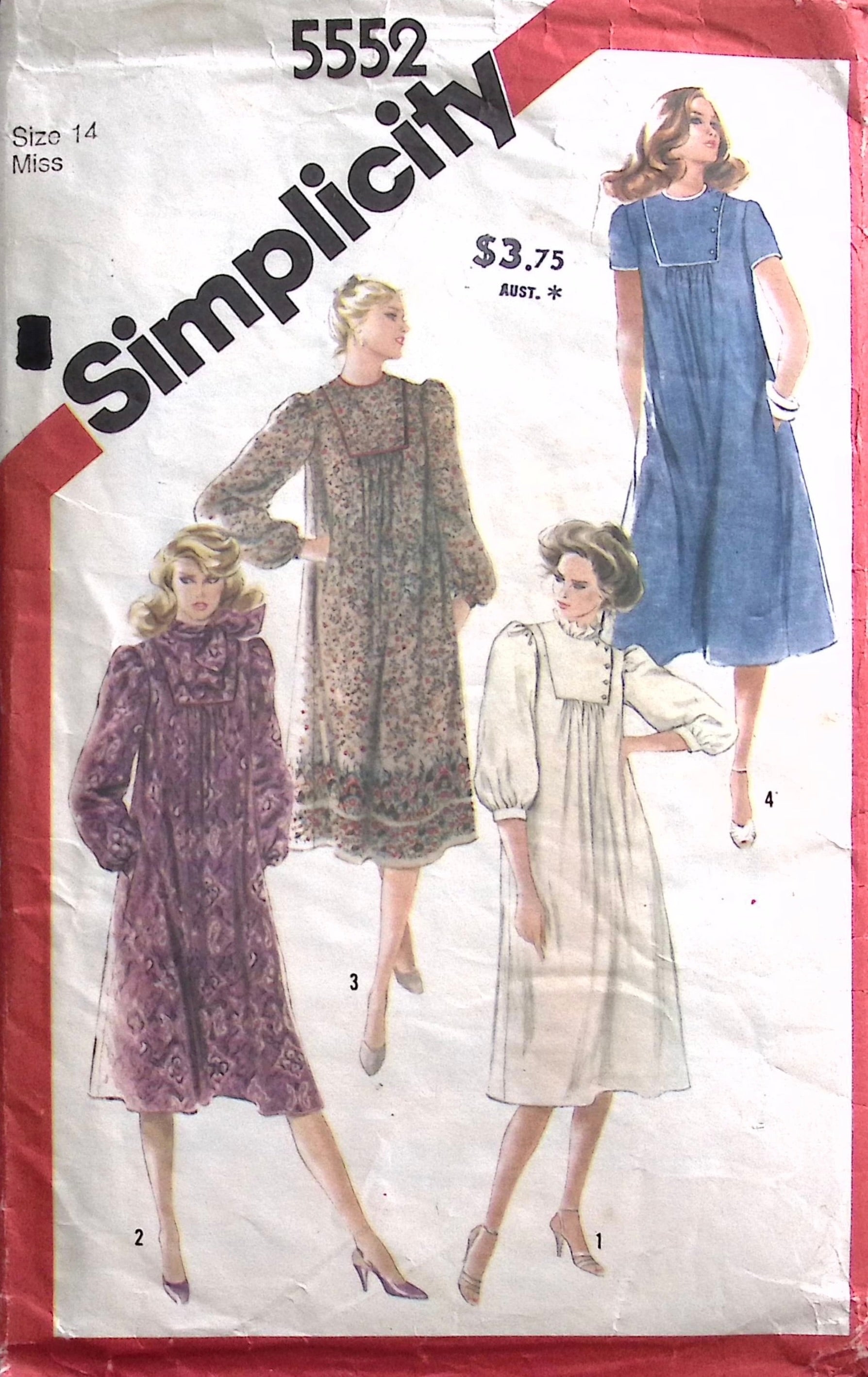 Vintage Sewing Pattern: Simplicity 5552 – Vintage Stitch Australia