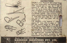 Load image into Gallery viewer, Vintage Make A Belt Kits by Korbond
