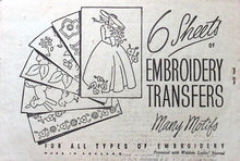 Load image into Gallery viewer, Vintage Hand Embroidery Transfers by Weldons Ladies&#39; Journal
