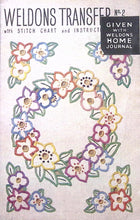 Load image into Gallery viewer, Vintage Hand Embroidery Transfer Weldon&#39;s No 2

