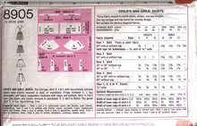 Load image into Gallery viewer, Vintage Sewing Pattern: Simplicity 8905
