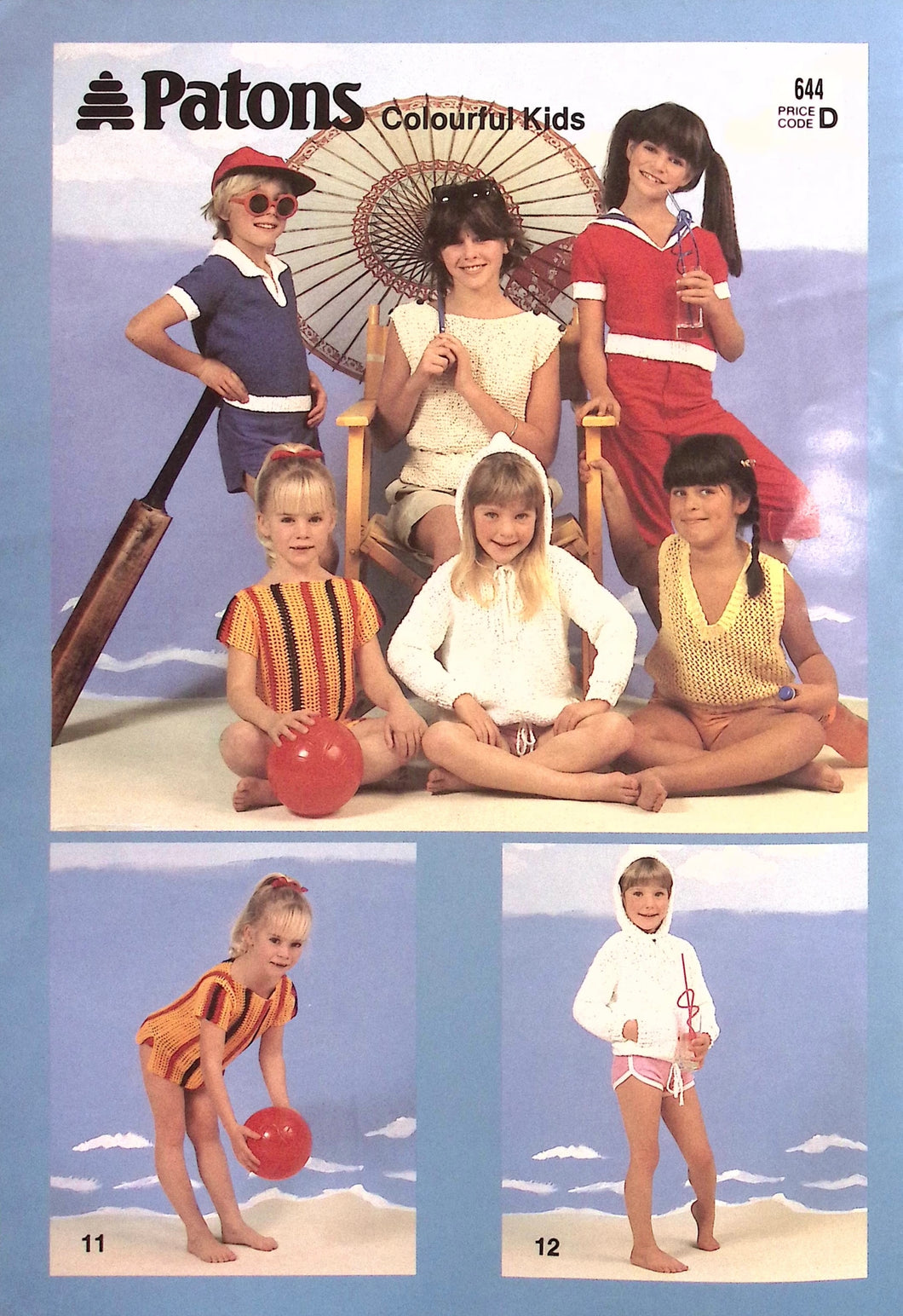 Patons Knitting Book 644: Colourful Kids