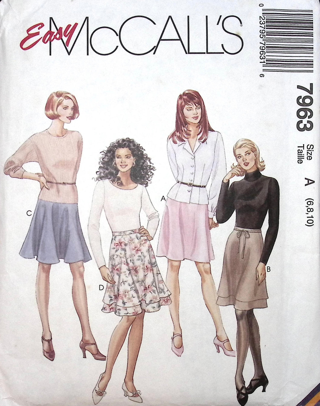Uncut Vintage Sewing Pattern: McCalls 7963
