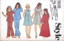Load image into Gallery viewer, Vintage Sewing Pattern: Style 1648
