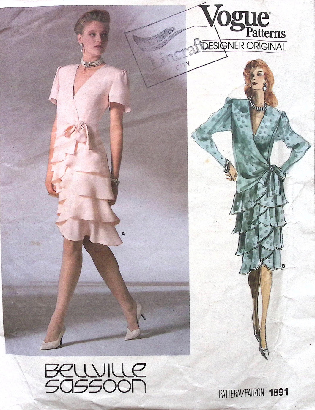 Vintage Sewing Pattern: Vogue 1891