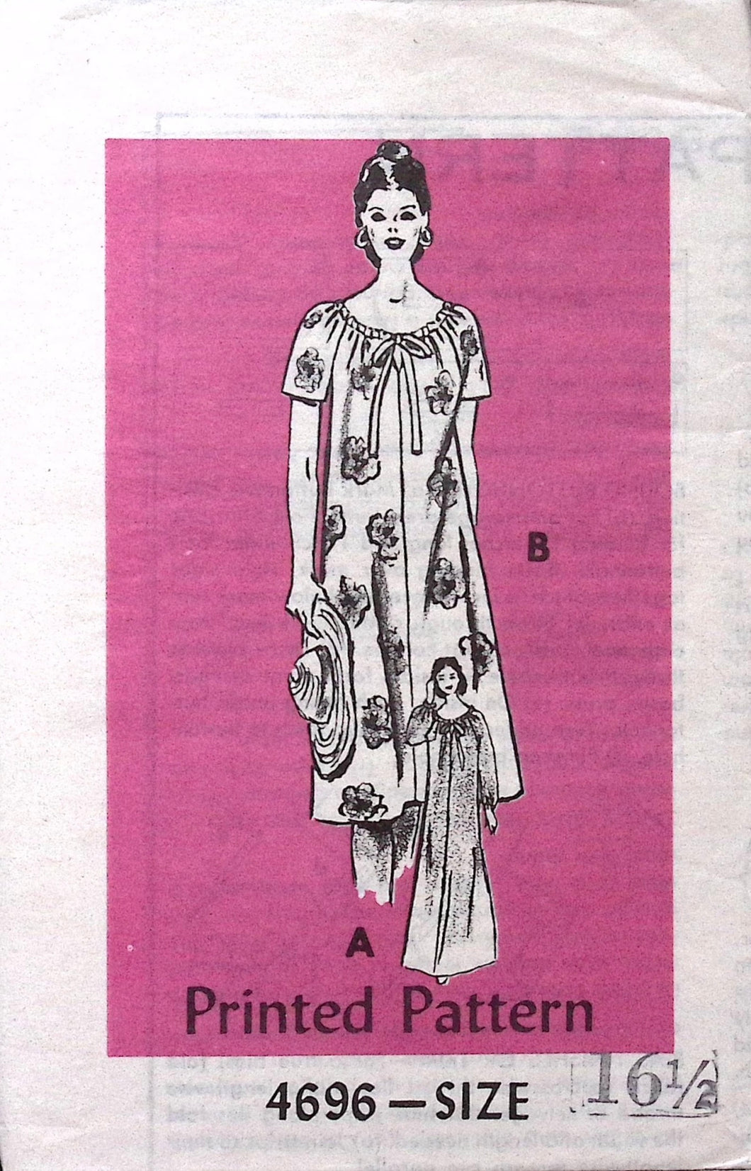 Vintage Sewing Pattern: Mail Order 4696