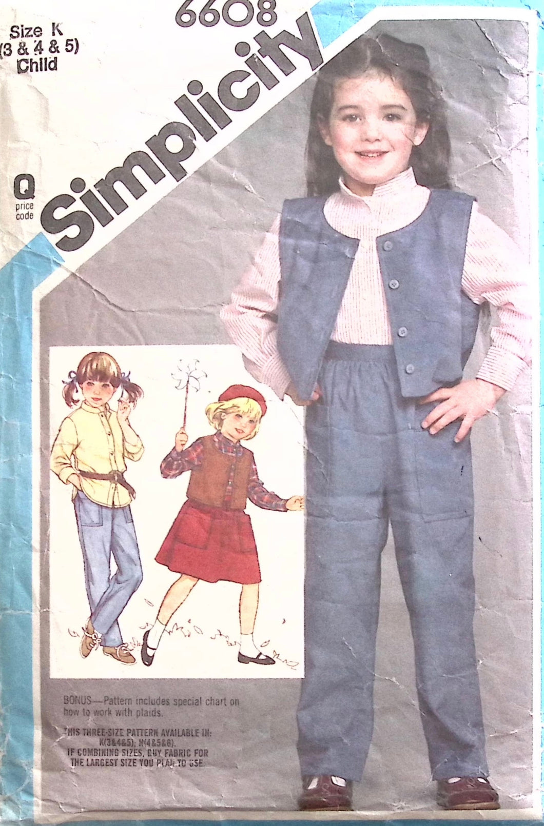 Vintage Sewing Pattern: Simplicity 6608