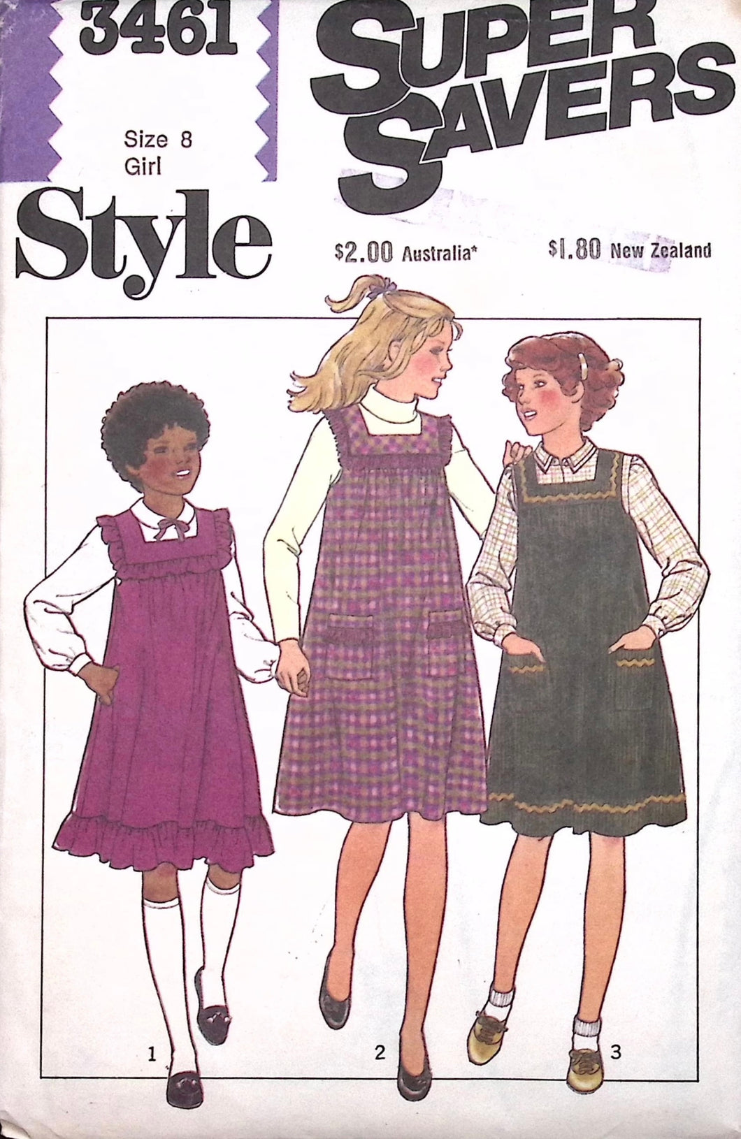 Uncut Vintage Sewing Pattern: Style 3461