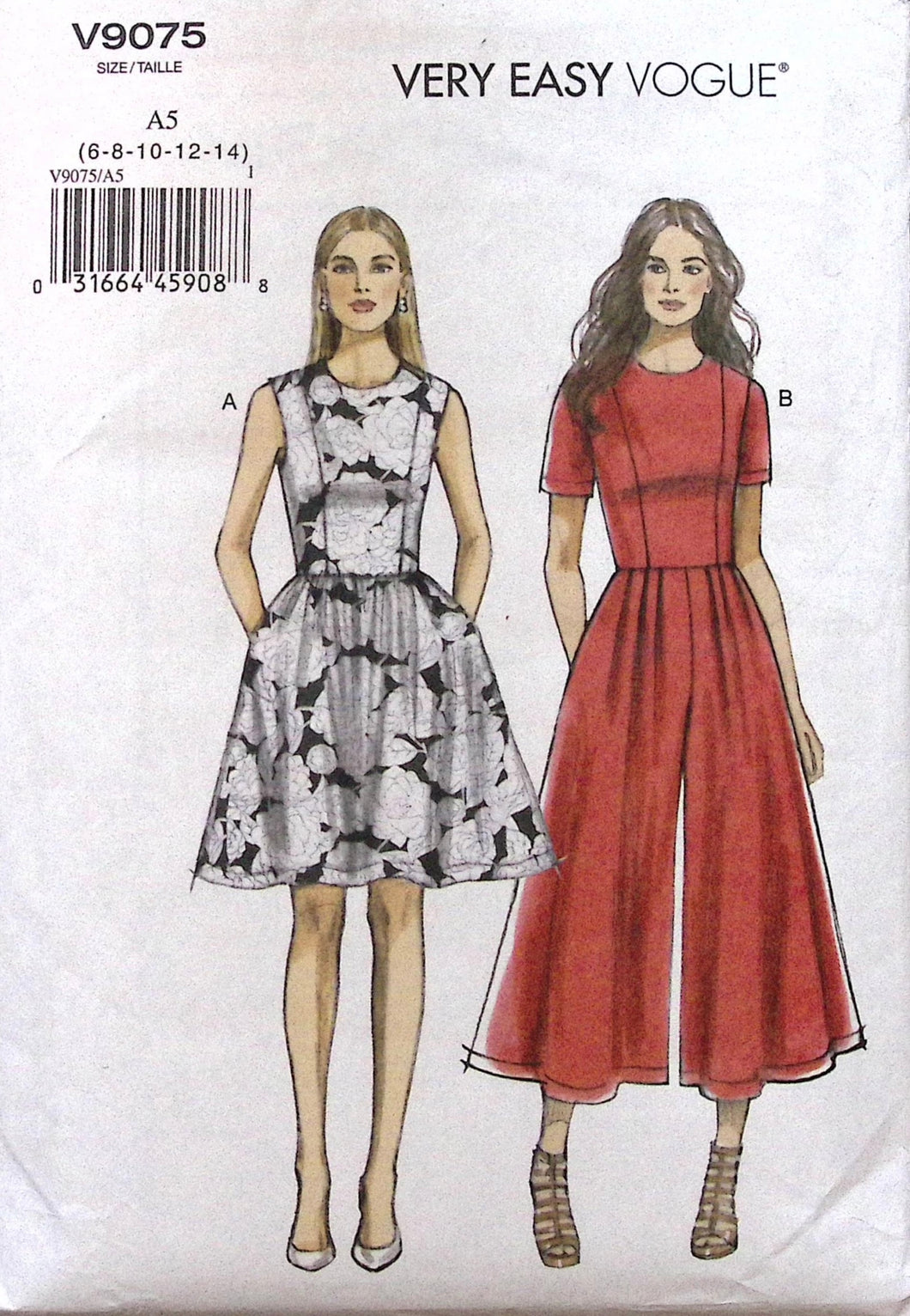 Sewing Pattern: Vogue V9075