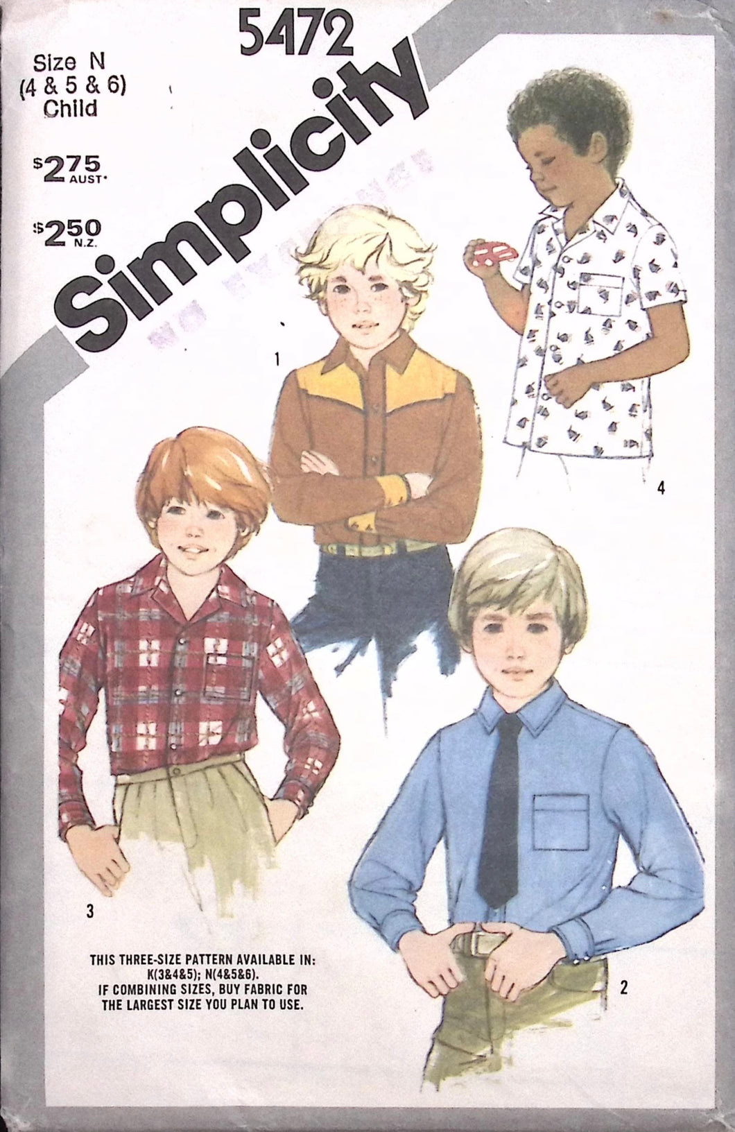 Vintage Sewing Pattern: Simplicity 5472
