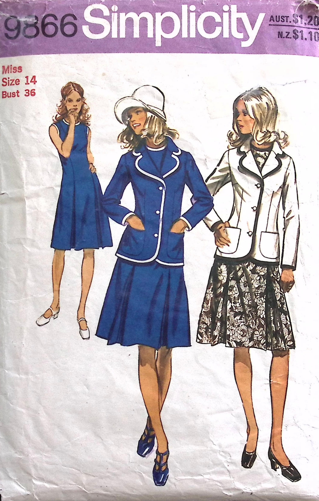 Vintage SewingPattern: Simplicity 9866