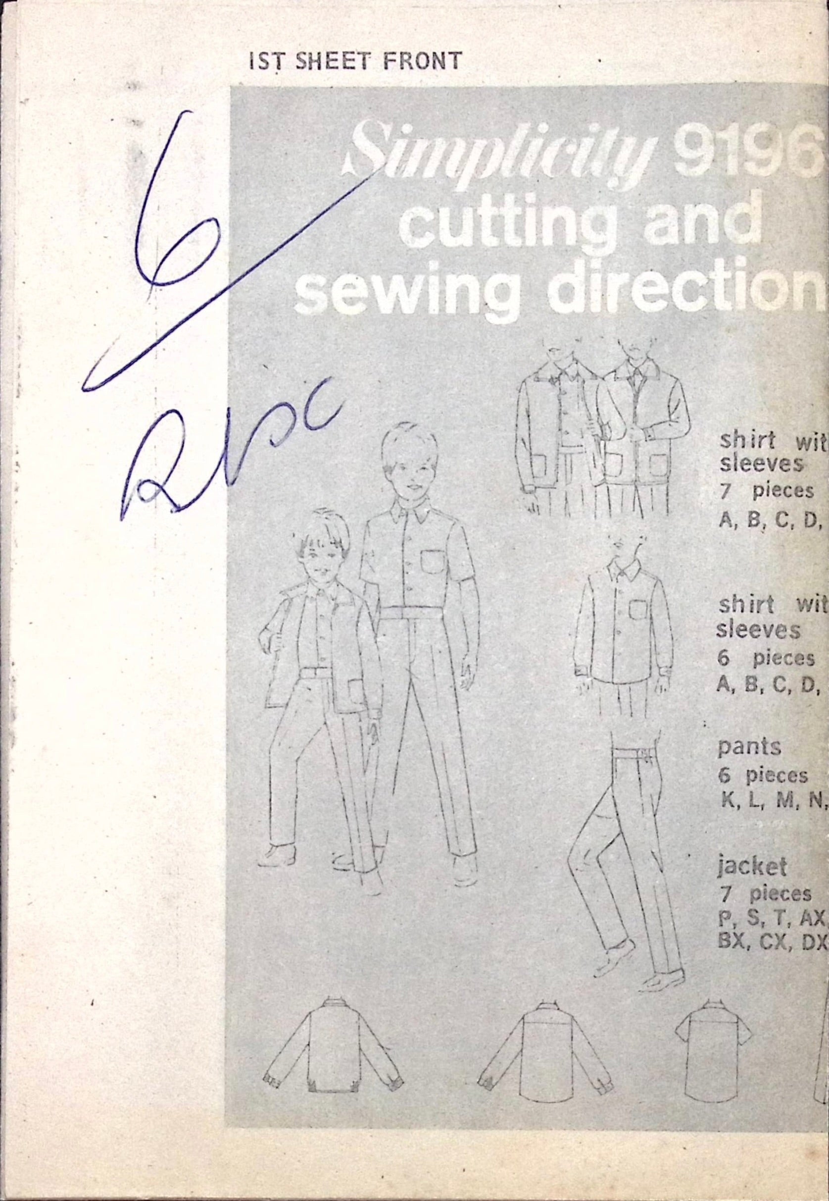 Vintage Sewing Pattern: Simplicity 9196 – Vintage Stitch Australia