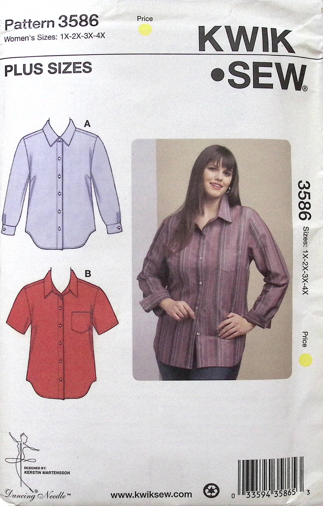 Sewing Pattern: Kwik Sew 3586