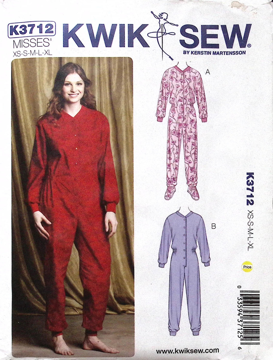 Sewing Pattern: Kwik Sew K3712