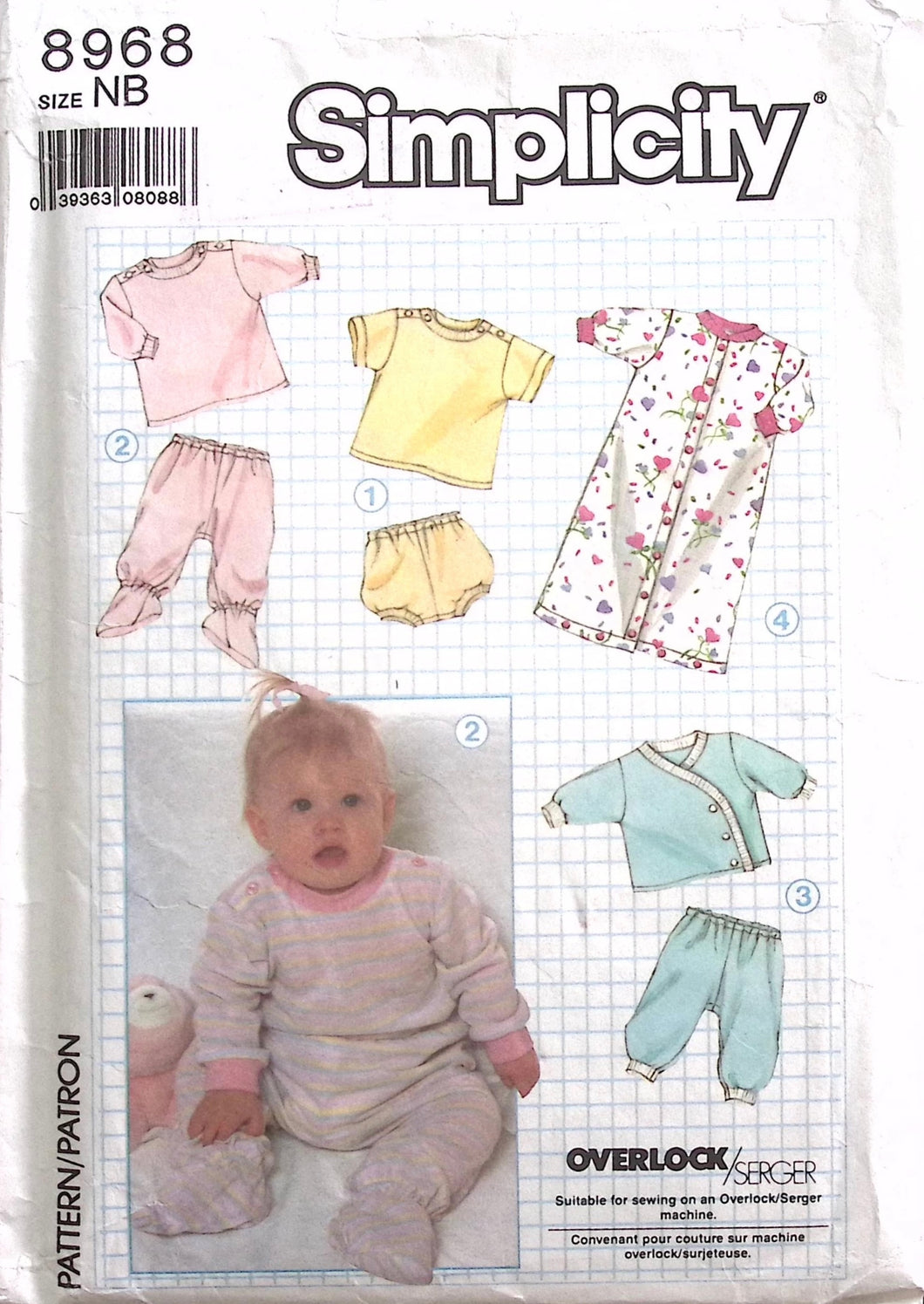 Vintage Sewing Pattern: Simplicity 8968