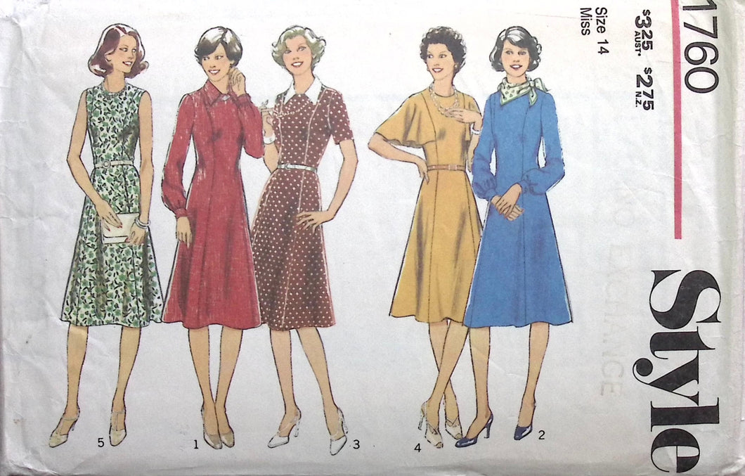 Vintage Sewing Pattern: Style 1760