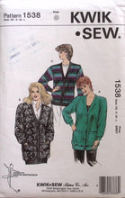 Load image into Gallery viewer, 1986 Vintage Sewing Pattern: Kwik Sew 1538
