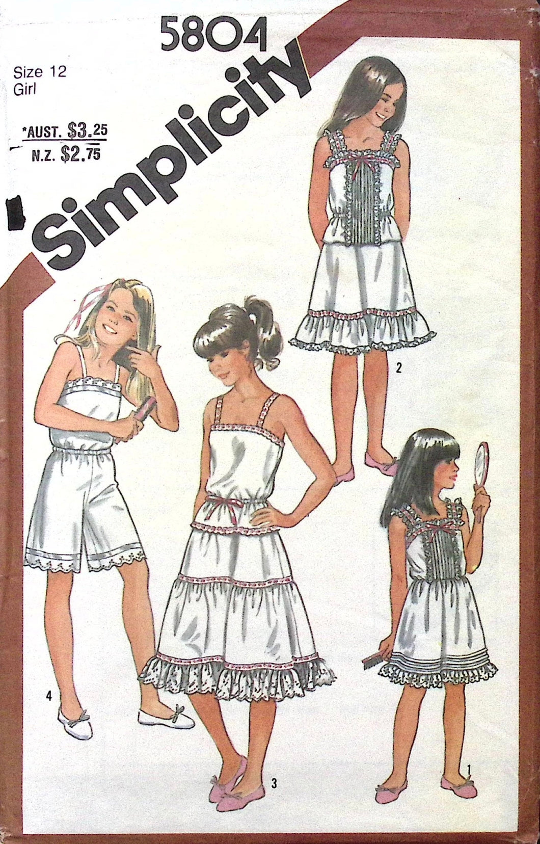 Vintage Sewing Pattern: Simplicity 5804