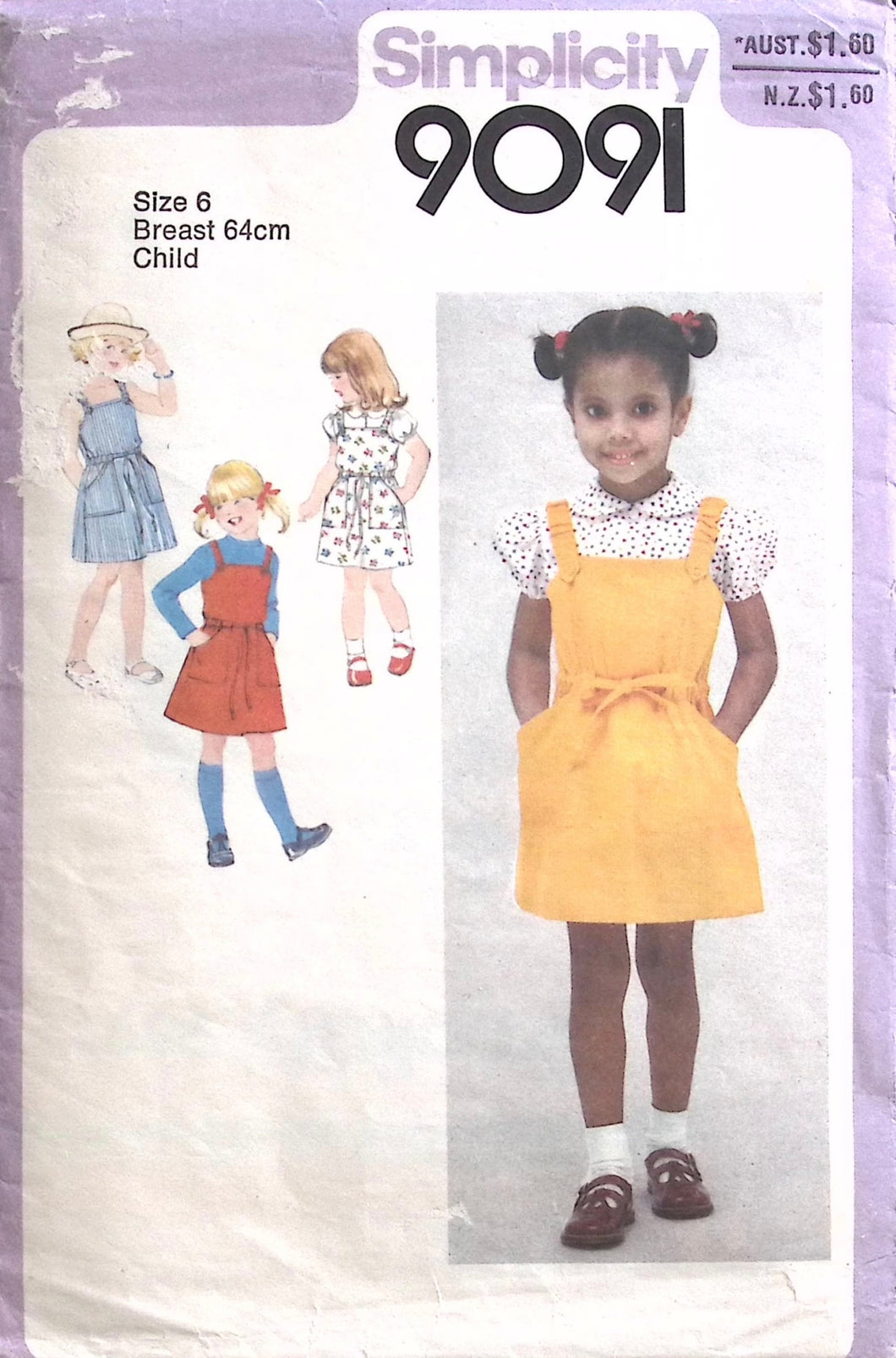 Vintage Sewing Pattern: Simplicity 9091