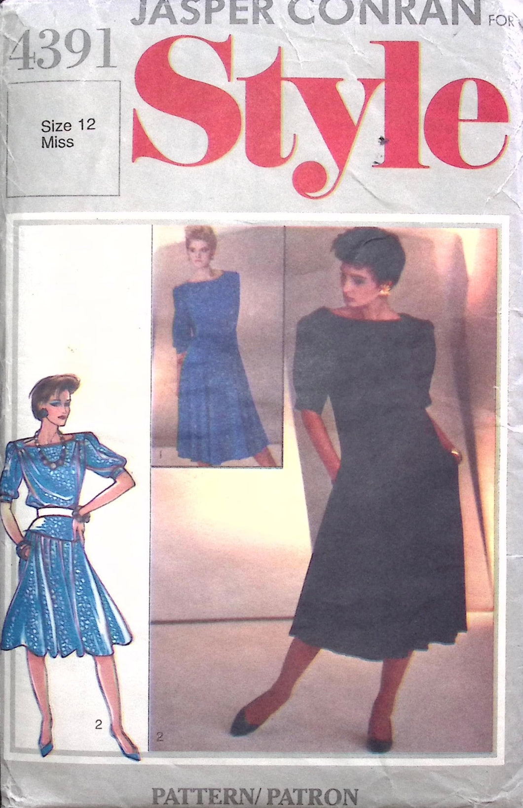 Vintage Sewing Pattern: Style 4391