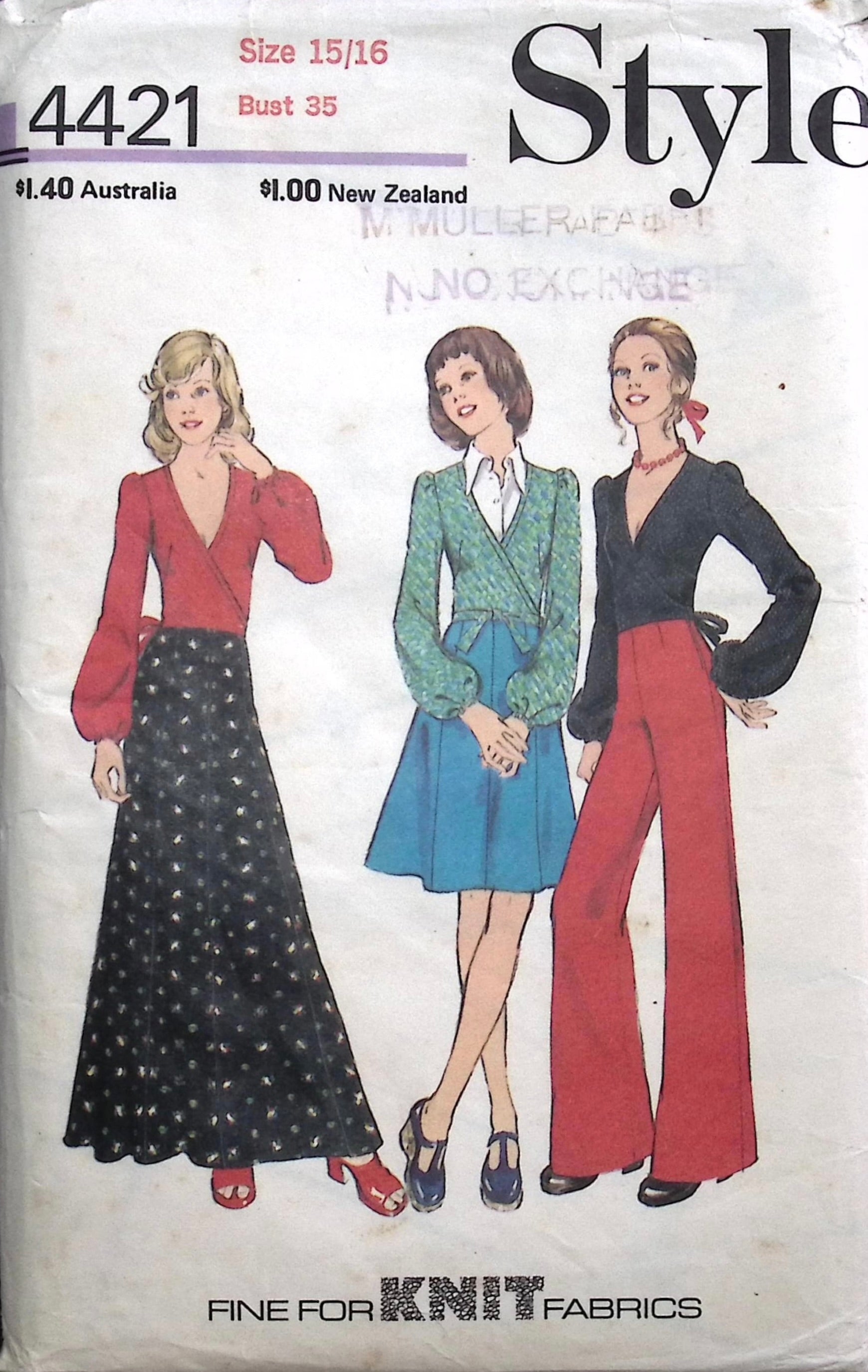 Vintage Sewing Pattern: Style 4421 – Vintage Stitch Australia