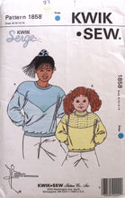 Load image into Gallery viewer, Vintage Sewing Pattern: Kwik Sew 1858
