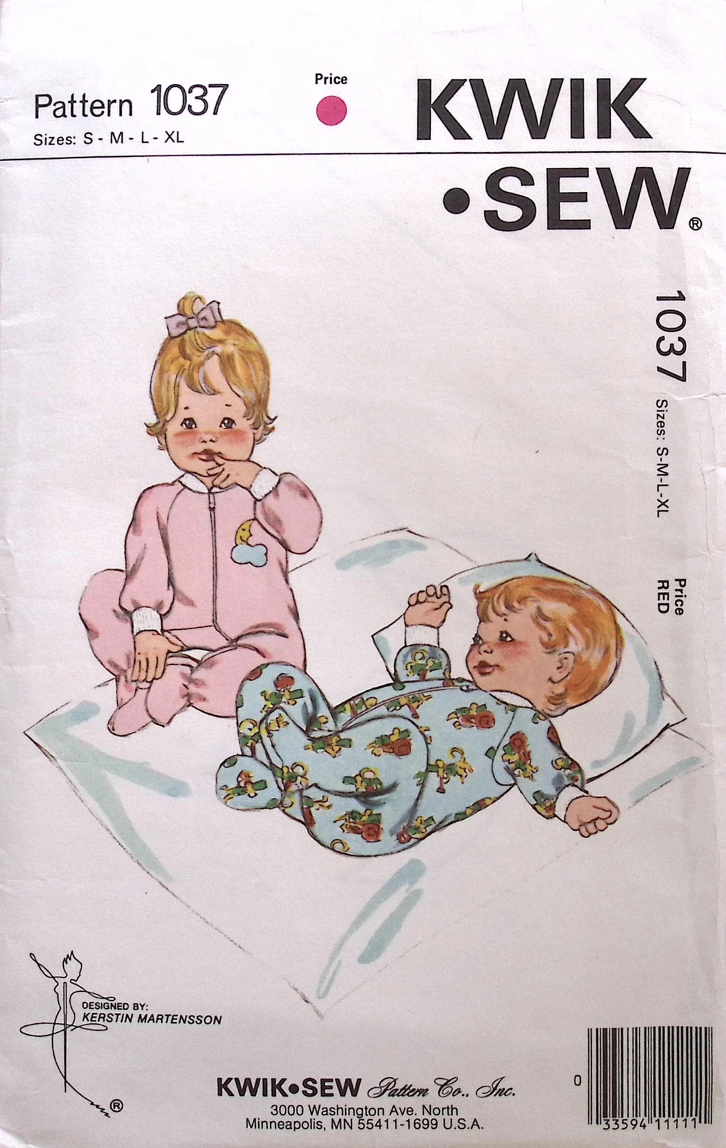 Vintage Sewing Pattern: Kwik Sew 1037