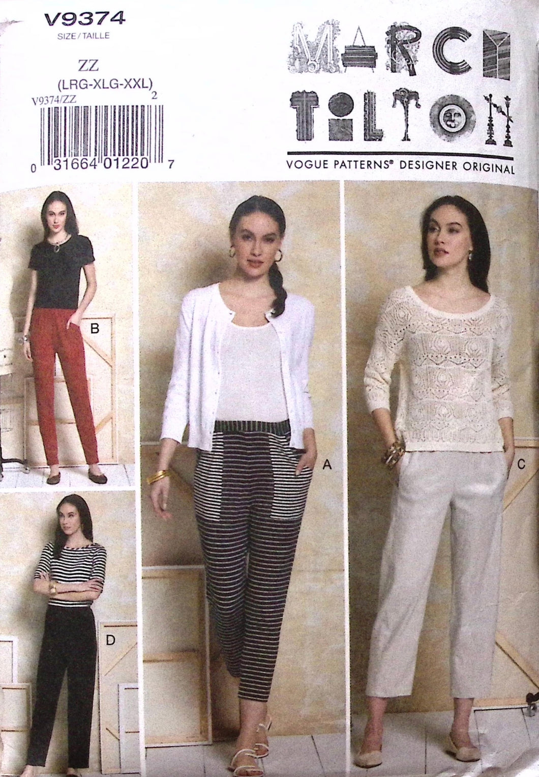 Sewing Pattern: Vogue V9374